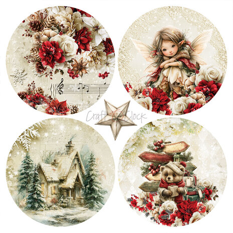 Craft O'Clock Spirit Of Christmas 6x6 Inch Paper Set by Renata Ludwinska (CC-C87-SCS-10) Craft O'Clock Spirit Of Christmas 6x6 Inch Paper Set by Renata Ludwinska (CC-C87-SCS-10)