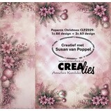 Crealies Paperzz Design Paper Christmas E (8pcs) by Susan van Poppel (CLPZ029)