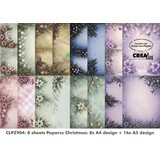Crealies Paperzz Designpapier Bundel Christmas A-H (8pcs) by Susan van Poppel (CLPZ904)
