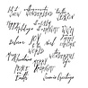 Stampers Anonymous Mini Handwritten Holidays Tim Holtz Cling Stamps (CMS211) Stampers Anonymous Mini Handwritten Holidays Tim Holtz Cling Stamps (CMS211)
