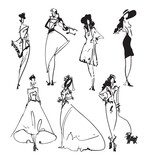 Stampers Anonymous Runway Tim Holtz Cling Stamps (CMS214)