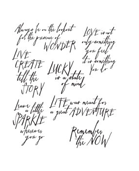 Stampers Anonymous Handwritten Thoughts Tim Holtz Cling Stamps (CMS218)