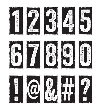Stampers Anonymous Number Blocks Tim Holtz Cling Stamps (CMS222) Stampers Anonymous Number Blocks Tim Holtz Cling Stamps (CMS222)