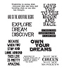Stampers Anonymous Life Quotes Tim Holtz Cling Stamps (CMS227) Stampers Anonymous Life Quotes Tim Holtz Cling Stamps (CMS227)
