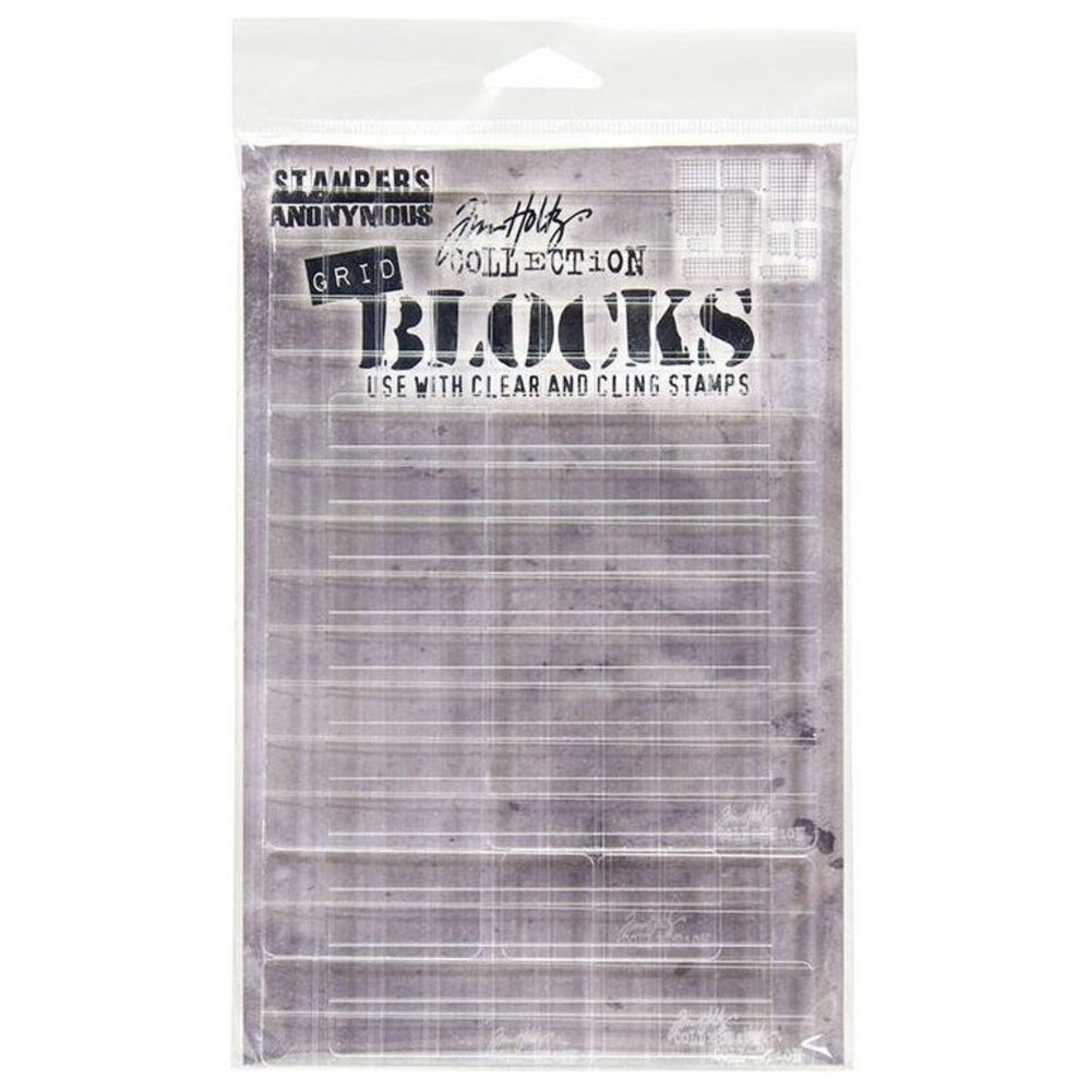 Stampers Anonymous Grid Blocks Tim Holtz (THGBXL) Stampers Anonymous Grid Blocks Tim Holtz (THGBXL)