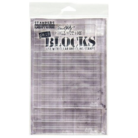 Stampers Anonymous Grid Blocks Tim Holtz (THGBXL) Stampers Anonymous Grid Blocks Tim Holtz (THGBXL)
