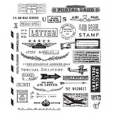 Stampers Anonymous Correspondence Tim Holtz Cling Stamps (CMS225)