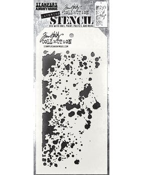 Stampers Anonymous Grime Tim Holtz Layering Stencil (THS130)
