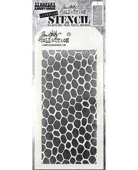 Stampers Anonymous Hive Tim Holtz Layering Stencil (THS105)