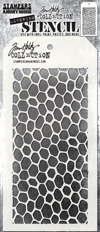 Stampers Anonymous Hive Tim Holtz Layering Stencil (THS105) Stampers Anonymous Hive Tim Holtz Layering Stencil (THS105)