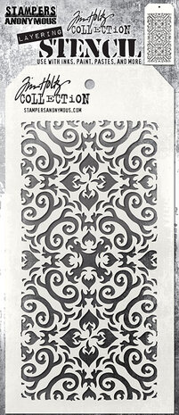 Stampers Anonymous Flames Tim Holtz Layering Stencil (THS091) Stampers Anonymous Flames Tim Holtz Layering Stencil (THS091)