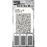 Stampers Anonymous Set #26 Tim Holtz Layering Mini Stencil (3pcs) (THMST026)