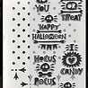 Stampers Anonymous Halloween Tidbits Tim Holtz Stamps/Stencil (THMM204) Stampers Anonymous Halloween Tidbits Tim Holtz Stamps/Stencil (THMM204)