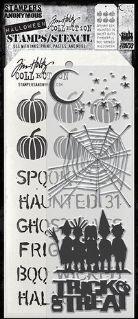 Stampers Anonymous Halloween Cutouts Tim Holtz Stamps/Stencil (THMM203) Stampers Anonymous Halloween Cutouts Tim Holtz Stamps/Stencil (THMM203)