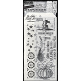 Stampers Anonymous Blueprint Spells Tim Holtz Stamps/Stencil (THMM201)