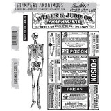 Stampers Anonymous Poisonous Tim Holtz Cling Stamps (CMS171)