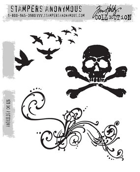 Stampers Anonymous Anthology Tim Holtz Cling Stamps (CMS026)