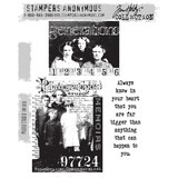 Stampers Anonymous Photo Studio Tim Holtz Cling Stamps (CMS013)