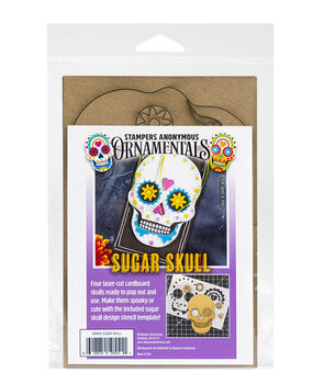 Stampers Anonymous Sugar Skull Etcetera Chipboard (CBORN04)