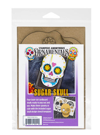 Stampers Anonymous Sugar Skull Etcetera Chipboard (CBORN04) Stampers Anonymous Sugar Skull Etcetera Chipboard (CBORN04)