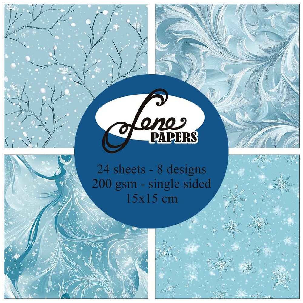 By Lene Winter Fantasy 6x6 Inch Paper Pad (BLP087) By Lene Winter Fantasy 6x6 Inch Paper Pad (BLP087)