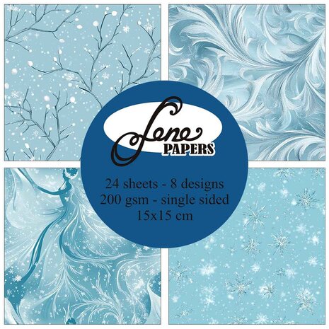 By Lene Winter Fantasy 6x6 Inch Paper Pad (BLP087) By Lene Winter Fantasy 6x6 Inch Paper Pad (BLP087)
