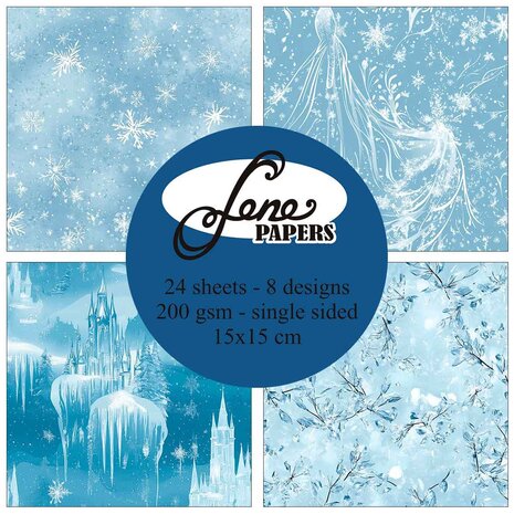 By Lene Winter Fantasy 6x6 Inch Paper Pad (BLP087) By Lene Winter Fantasy 6x6 Inch Paper Pad (BLP087)