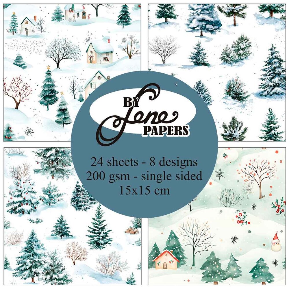 By Lene Happy Landscapes 6x6 Inch Paper Pad (BLP086) By Lene Happy Landscapes 6x6 Inch Paper Pad (BLP086)