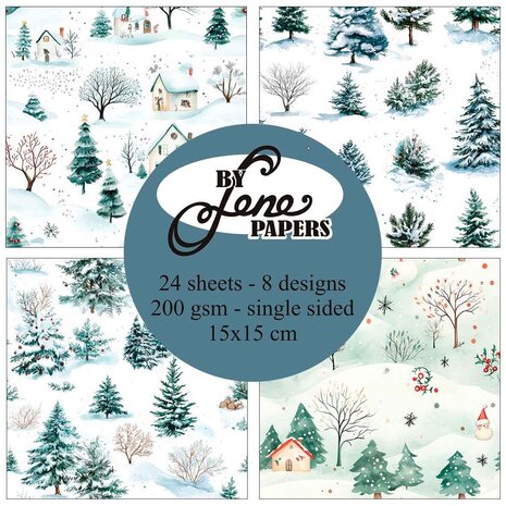 By Lene Happy Landscapes 6x6 Inch Paper Pad (BLP086) By Lene Happy Landscapes 6x6 Inch Paper Pad (BLP086)