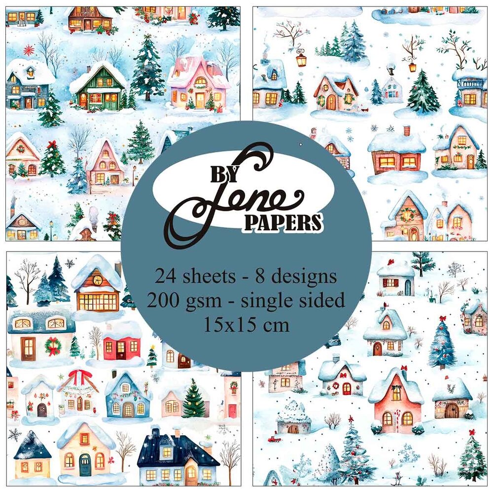 By Lene Happy Landscapes 6x6 Inch Paper Pad (BLP086) By Lene Happy Landscapes 6x6 Inch Paper Pad (BLP086)