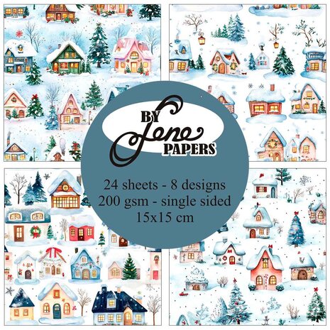 By Lene Happy Landscapes 6x6 Inch Paper Pad (BLP086) By Lene Happy Landscapes 6x6 Inch Paper Pad (BLP086)