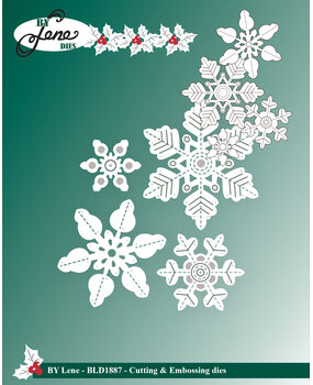 By Lene Snowflakes Cutting Dies (BLD1887)