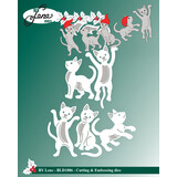 By Lene Christmas Cats Cutting Dies (BLD1886)