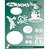 By Lene Happy Snowman Cutting Dies (BLD1885)