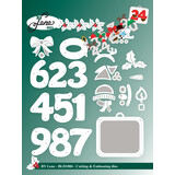 By Lene Christmas Numbers Cutting Dies (BLD1884)