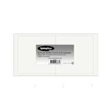 HobbyGros Storage Cards & Envelopes 3x3 Inch Pure White (50pcs) (SS142)