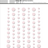 Simple and Basic Glitter Enamel Dots Light Pink (77pcs) (SBA103)