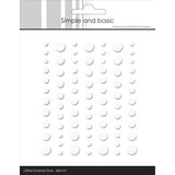Simple and Basic Glitter Enamel Dots Soft White (77pcs) (SBA101)