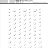 Simple and Basic Glitter Enamel Dots Soft White (77pcs) (SBA101)