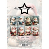 Paper Favourites Cute Santa A6 Paper Pack (PFA642)