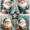 Paper Favourites Cute Santa A6 Paper Pack (PFA642)