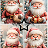 Paper Favourites Cute Santa A6 Paper Pack (PFA642)