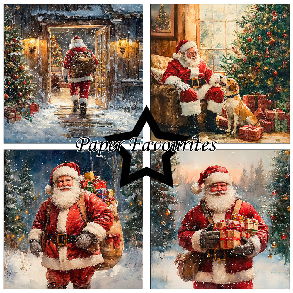 Paper Favourites Santa Claus 6x6 Inch Paper Pad (PF597)