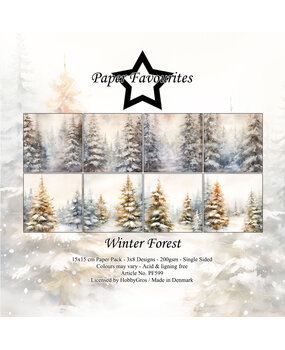 Paper Favourites Winter Forest 6x6 Inch Paper Pad (PF599)