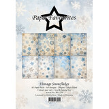 Paper Favourites Vintage Snowflakes A5 Paper Pack (PFA238)