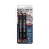 Derwent Tinted Charcoal Pencil Blister with 6 Pencils (DCT2301689)
