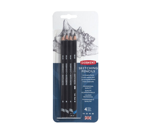 Derwent Sketching Pencil Blister with 6 Pencils (DSK39003) Derwent Sketching Pencil Blister with 6 Pencils (DSK39003)