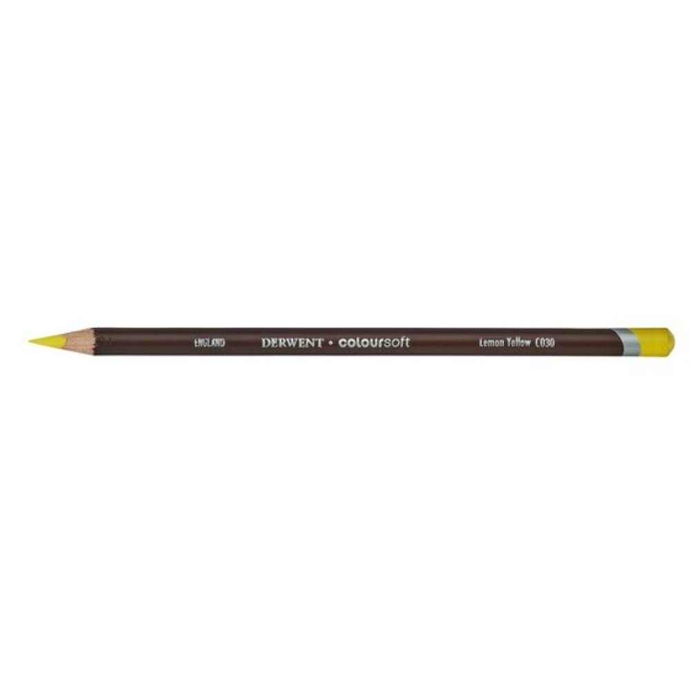 Derwent Coloursoft Pencil 030 Lemon Yellow (DCS0700955) Derwent Coloursoft Pencil 030 Lemon Yellow (DCS0700955)