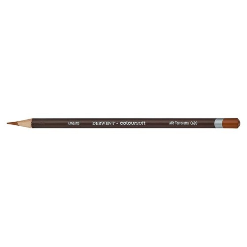 Derwent Coloursoft Pencil 620 Mid Terracotta (DCS0701014) Derwent Coloursoft Pencil 620 Mid Terracotta (DCS0701014)
