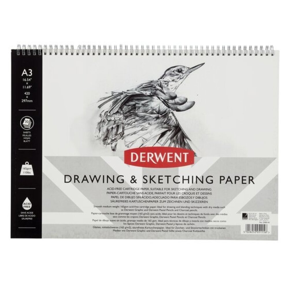 Derwent Sketch Pad A3 Landscape 165 g/m2 (DPA2300141) Derwent Sketch Pad A3 Landscape 165 g/m2 (DPA2300141)